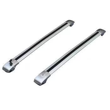 Sunsing 8186 Toit de voiture en aluminium Barres transversales Universal Rails 4x4 accessoires 4 serrures Bruit du vent Toit monté Rack de voiture